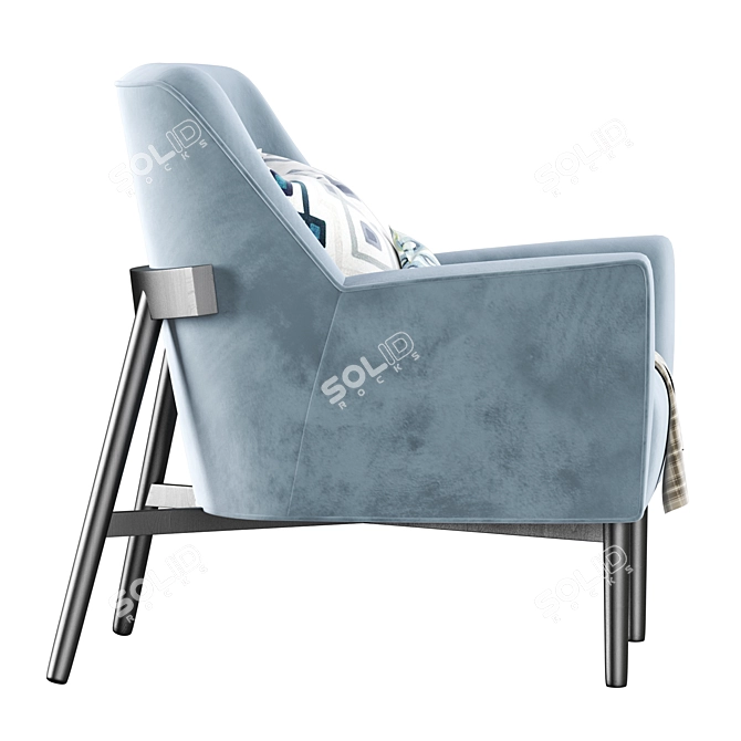 Modern EVE Armchair: Stylish, Versatile, Comfortable 3D model image 3