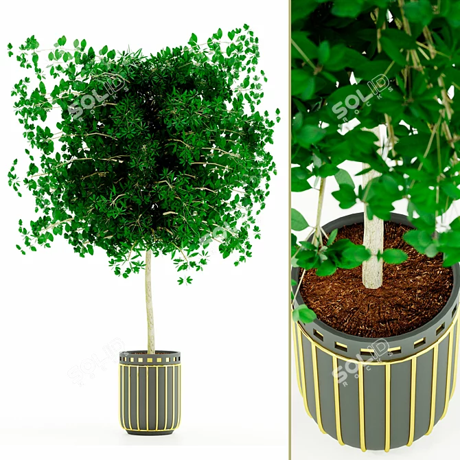 Lush Greenery Bush for Versatile Landscaping 3D model image 1