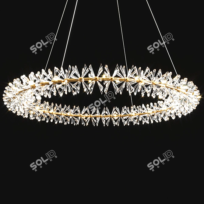 Beatrix: Elegant and Chic Pendant Lighting 3D model image 2