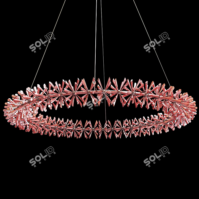 Beatrix: Elegant and Chic Pendant Lighting 3D model image 3