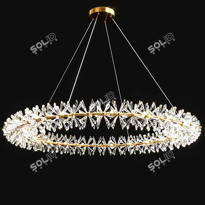 Beatrix: Elegant and Chic Pendant Lighting 3D model image 4