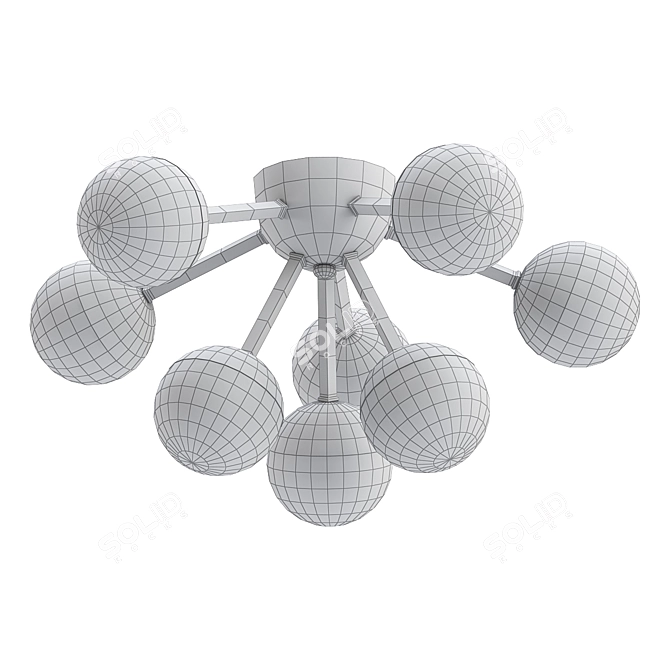 Sleek DILL Design Lamp 3D model image 2