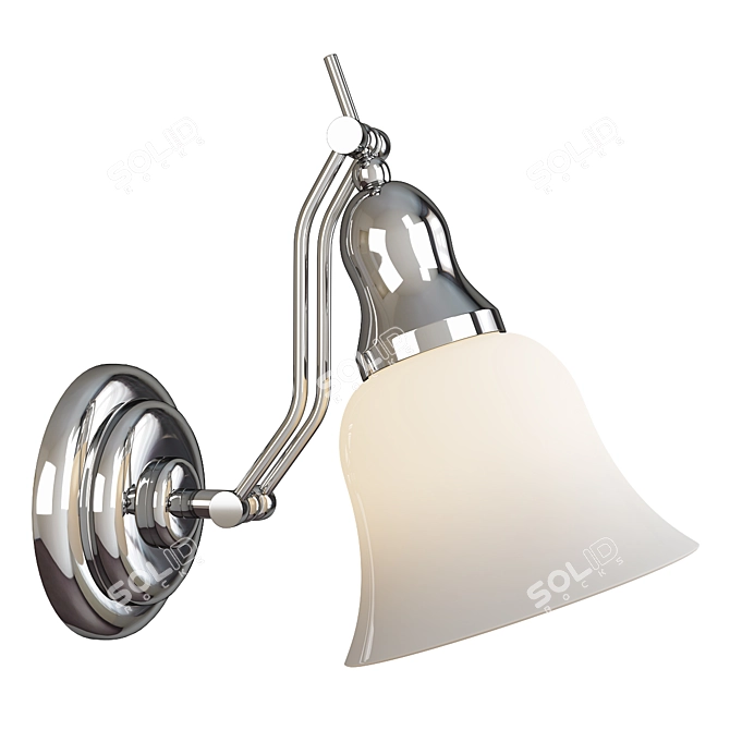 Contemporary Hadley Sconce: Elegant Illumination Solution 3D model image 1