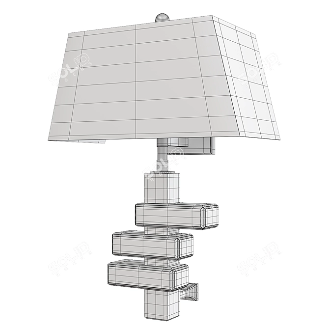 Elegant Moreau Large Sconce 3D model image 2