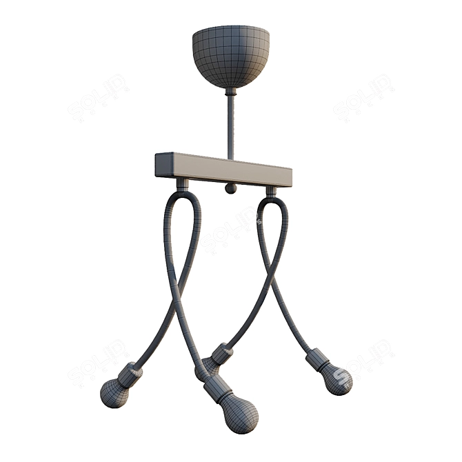 Selo Chandeliers 02: Elegant Lighting Solution 3D model image 2