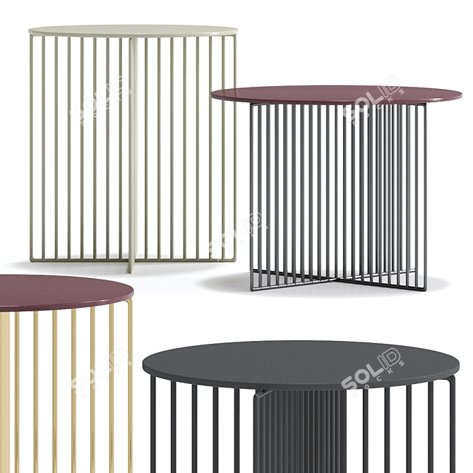 Sleek Accursio Table: Innovative Italian Design 3D model image 4