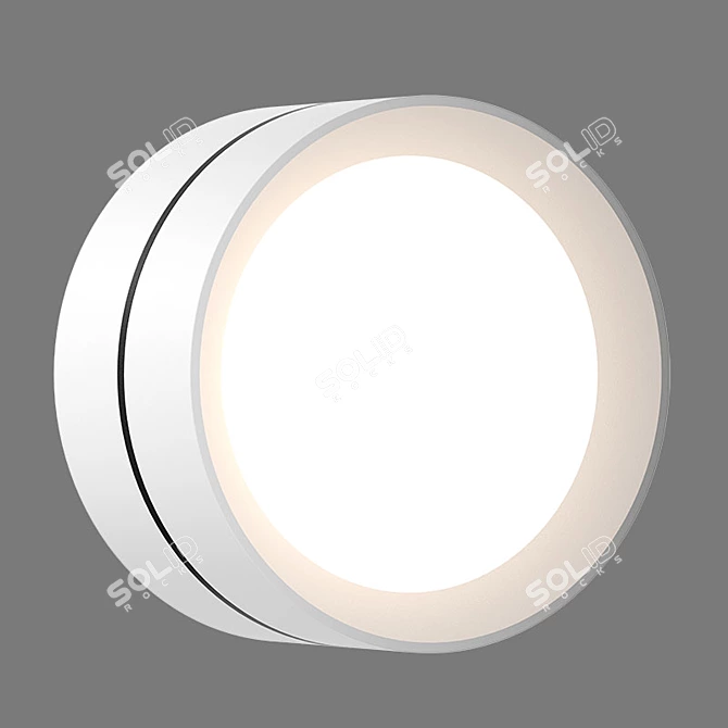 Title: Barrel Mini - Stylish LED Ceiling Light 3D model image 3