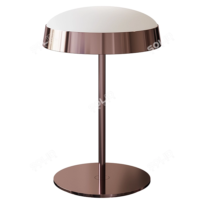 Rose Gold Table Lamp - Aggiolight 3D model image 1