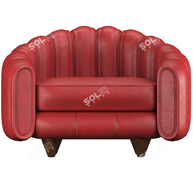 PEARL Armchair: Elegant and Timeless 3D model image 2