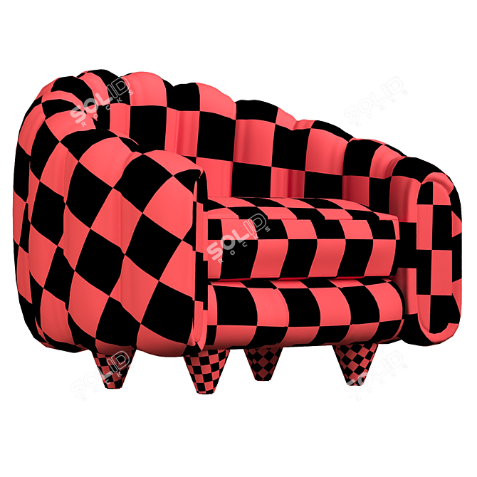 PEARL Armchair: Elegant and Timeless 3D model image 5