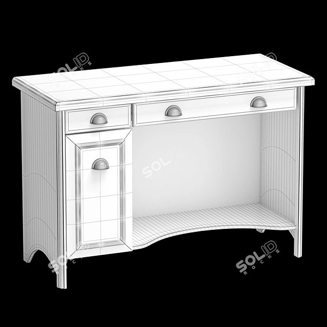 Modern Table_02: VRay Compatible 3D model image 7