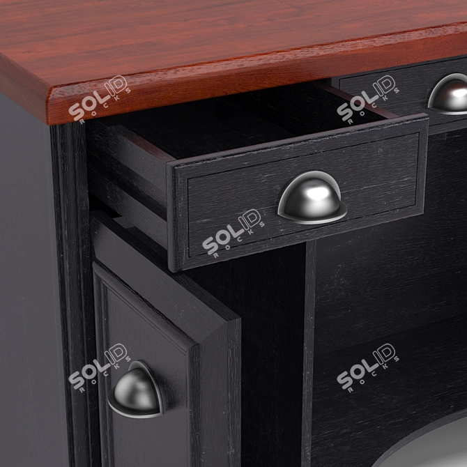 Modern Table_02: VRay Compatible 3D model image 10