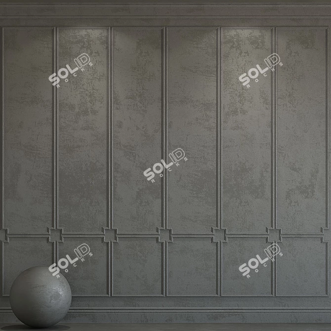 Versatile Decorative Plaster: Molding 183
Elegant Plaster Molding: Gountlet Gray
Transform Spaces with 3D model image 1