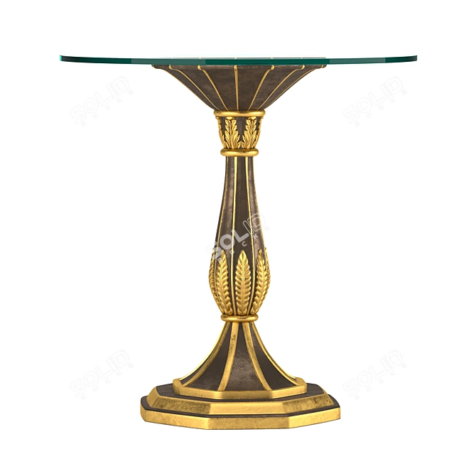 Sleek Roberto Giovannini Side Table 3D model image 2