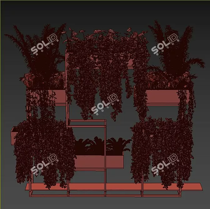 Versatile Flower Box for Offices 3D model image 4