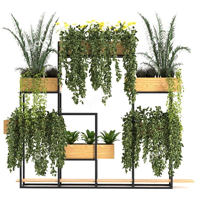 Versatile Flower Box for Offices 3D model image 5