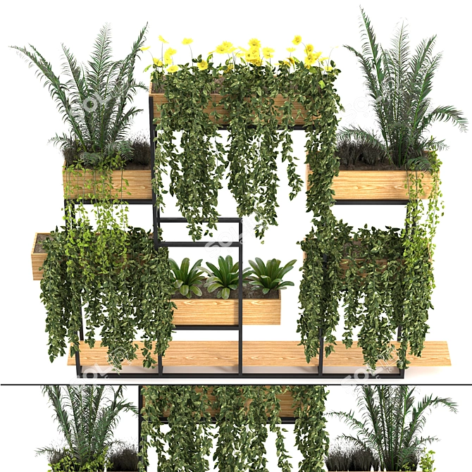 Versatile Flower Box for Offices 3D model image 7