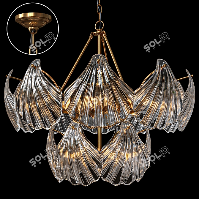 Stefani Lamp - Elegant Lighting Solution 3D model image 1