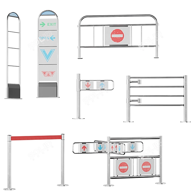 SecureGuard: Advanced Security and Fire Protection 3D model image 2