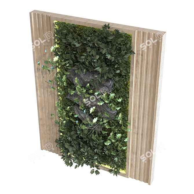 Vertical Greenery Set - Aesthetic and Space-Saving 3D model image 5