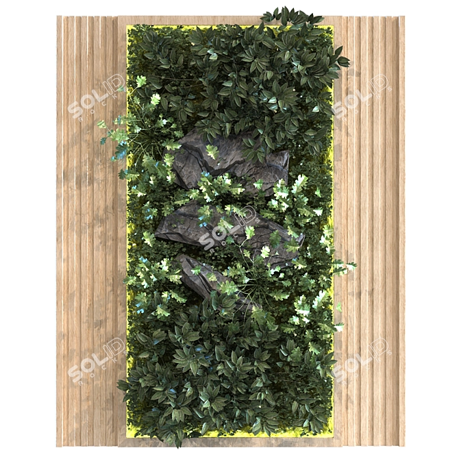 Vertical Greenery Set - Aesthetic and Space-Saving 3D model image 6