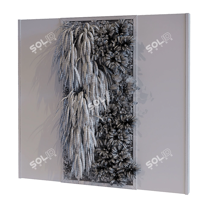 Vertical Greenery Set 3D model image 6