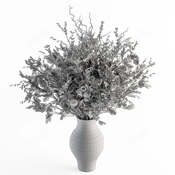 Autumn Bliss Bouquet 3D model image 5