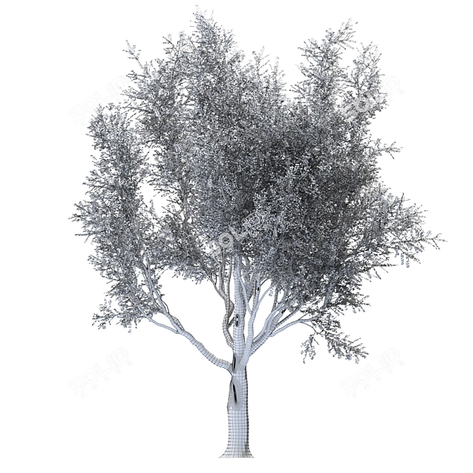 EcoTech Tree: Stunning Landscape Focal Point 3D model image 5
