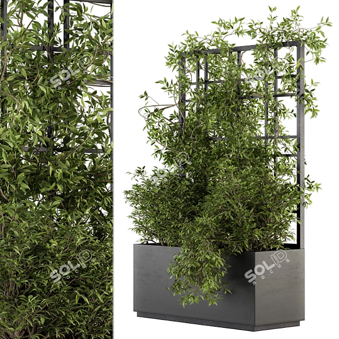 Garden Bliss Ivy & Bush Kit 3D model image 2