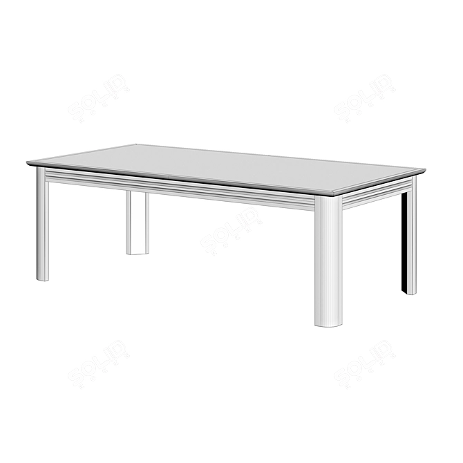 Franklin Coffee Table | Elegant and Functional 3D model image 2