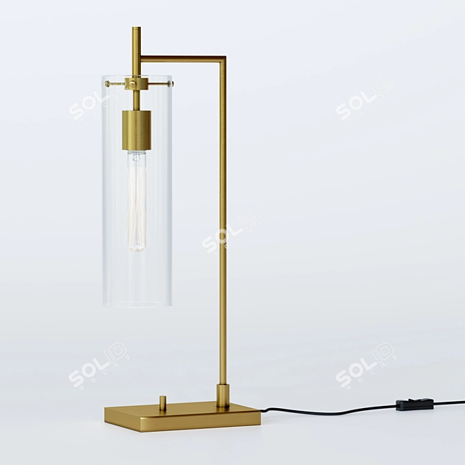 Elegant Marian Table Lamp 3D model image 2