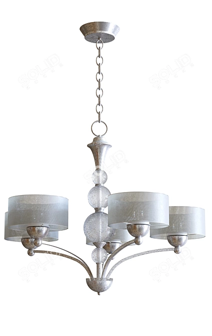 Italian Pendant Lamp: Vele Luce Friuli 3D model image 1