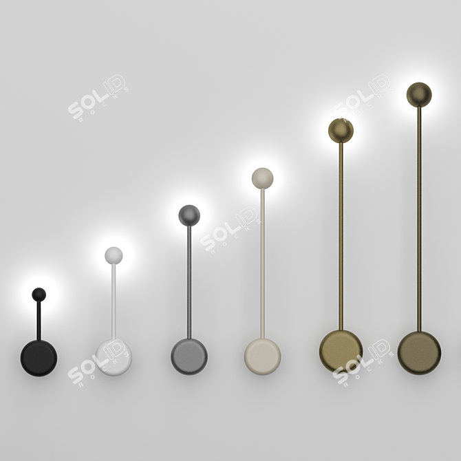 Integrator IT-Dots LED Wall Lamp 3D model image 1