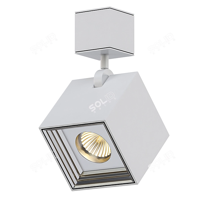 Modern LED Wall Light by Milán 3D model image 1
