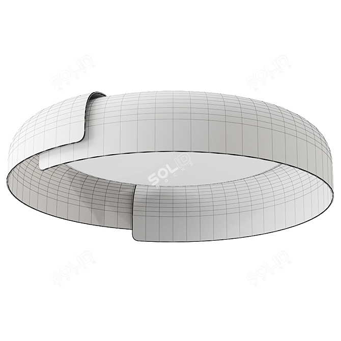 Elegant DALA LED Ceiling Light 3D model image 6