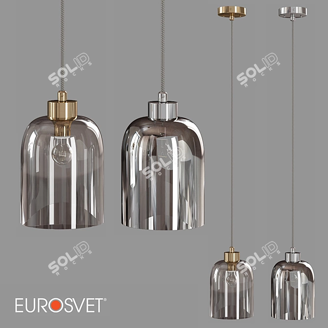 Tandem OM Pendant Lamp: Eurosvet 50119/1 3D model image 2