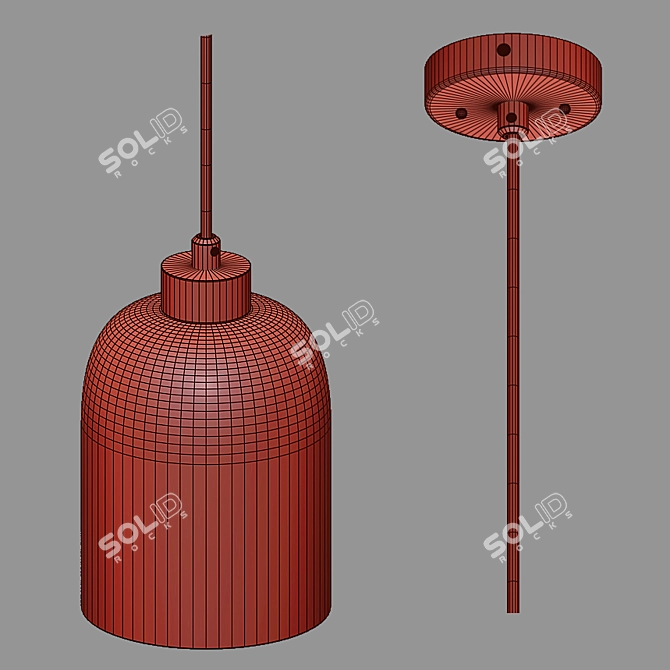 Tandem OM Pendant Lamp: Eurosvet 50119/1 3D model image 3