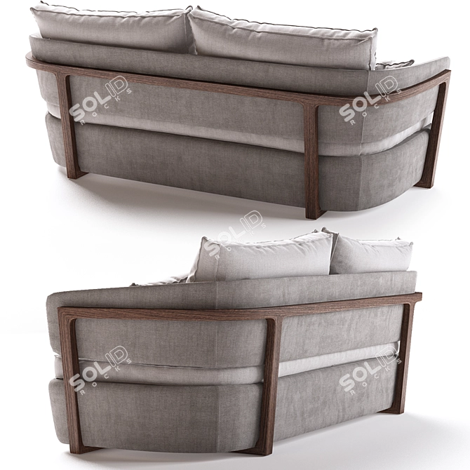 Luxury Porada Arena Sofa 3D model image 2