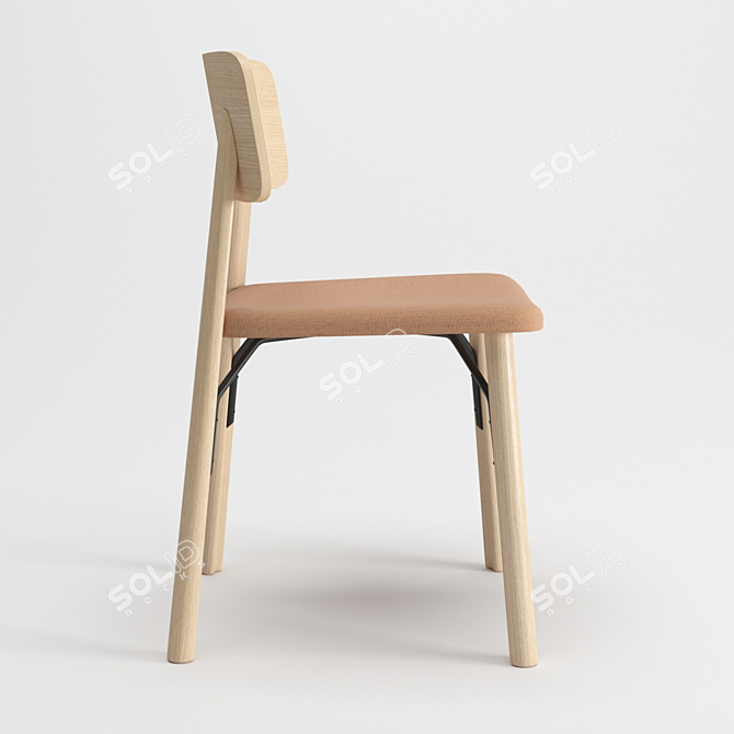 Rustic Chic Kea Chair 3D model image 6