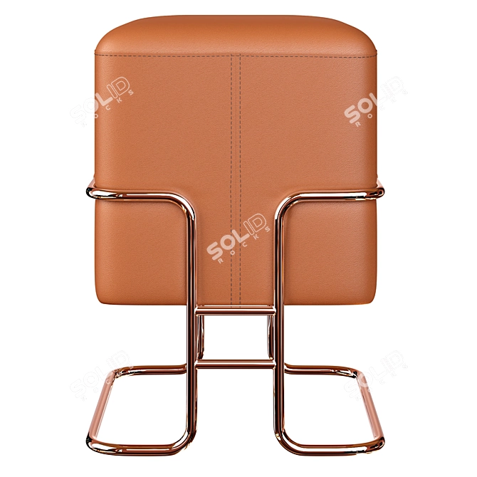  Modern Hazel Stool: Elegant and Functional 3D model image 2