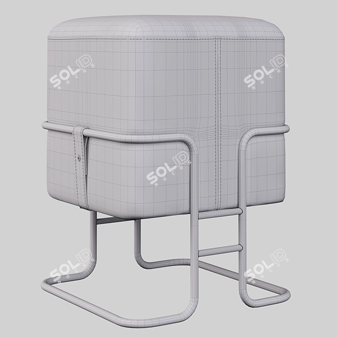  Modern Hazel Stool: Elegant and Functional 3D model image 4