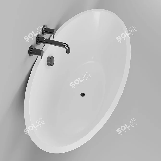 Luxury Bath Set 2014 3D model image 2