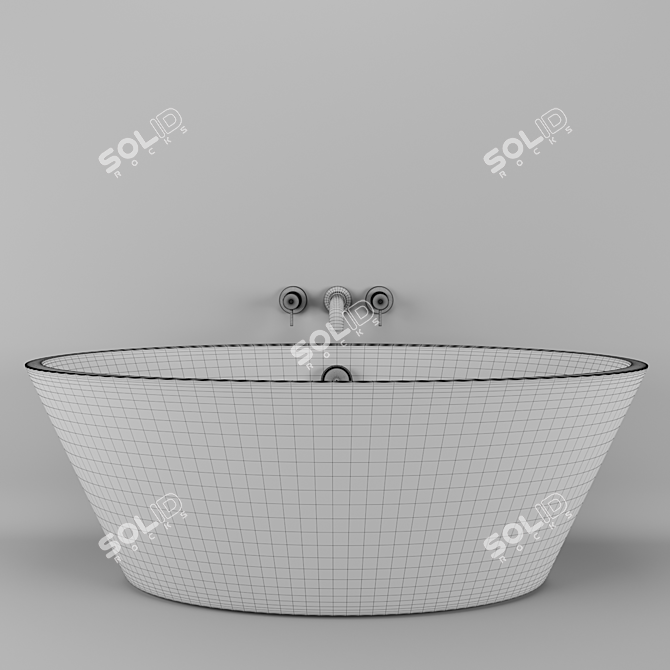 Luxury Bath Set 2014 3D model image 3