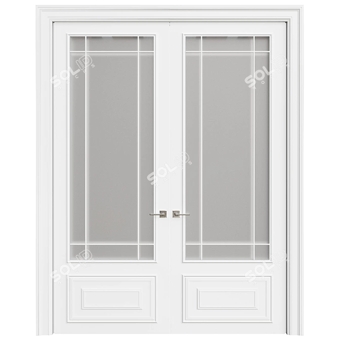 Modern Interior Door 106 3D model image 2