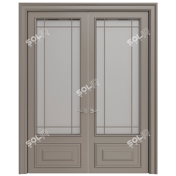 Modern Interior Door 106 3D model image 3