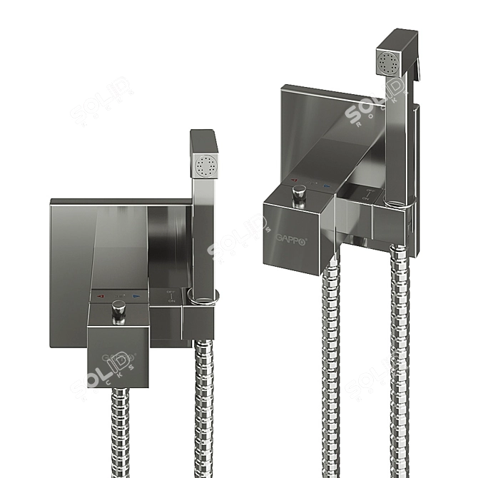 Gappo Shower Set: G7107-20 3D model image 4