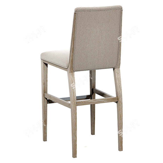 Casino Swivel Bar Stool 3D model image 5