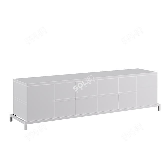 Sleek M Credenza: Modern Elegance 3D model image 2