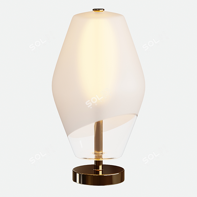 Elegant Parisienne Saint-Germain Lamp 3D model image 1