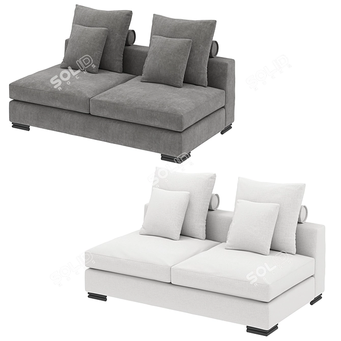 Modular Clifford Eichholtz Sofa: Versatile and Cozy 3D model image 5